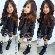 ☺ Save Instagram, Kid Fashion, Patterned Leggings