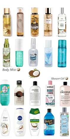 Coconut Scented Products, How To Smell Like Coconut, Coconut Body Mist, Coconut Perfume, Coconut Fragrance, Diy Body Butter, Bath N Body Works