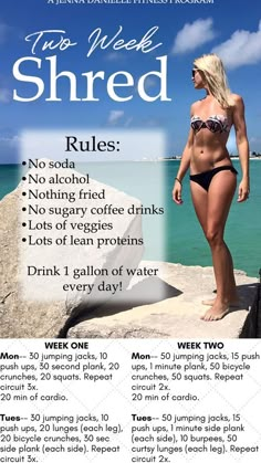 Two Week Shred, Weight Workout, Workout Plans, Weight Workout Plan, Trening Abs, Total Body, Weights Workout, Body Workout