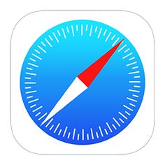 an app icon with a compass on it