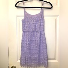 H&M Purple Crochet Dress Size Xs. Tags Were Removed But This Was Never Worn. Purple Crochet, Dress H&m, H M Dresses, Hm Dress, Crochet Dress, Color Purple, H&m, Mini Dress, Womens Dresses