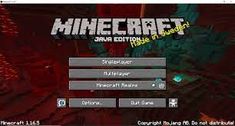 an image of a computer screen with the text minecraft