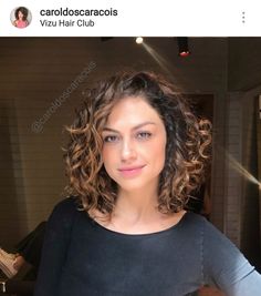 Natural Curly Hair Cuts, Bob Haircut Curly, Curly Hair Photos, Medium Curly Hair Styles, Hair Affair, Hair Color And Cut