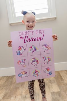 "🦄 Unleash the magic with the ultimate unicorn party game! Say goodbye to boring parties and hello to a reimagined, unforgettable experience. Our large, premium \"Don't Eat the Unicorn!\" game takes a fun spin off from \"Don't Eat Pete\" and will be hit of your party.  Perfect for your next birthday party, school class party, or family get together, this unicorn-themed board game is guaranteed to bring the laughter and make your party truly unforgettable! Get ready for a fun and magical experience with your purchase! You'll receive the ultimate unicorn party game set, featuring a beautifully designed, high-quality full-color 18\"x24\" poster game board with adorable colorful unicorns and rainbows, finished with a durable matte coating for repeated use. We ship it flat to you - never folde Unicorn Games, Poster Game, Birthday Party Game, Unicorn Mask, Unicorn Themed Birthday Party, Unicorn Party Supplies, Unicorn Birthday Party, Party School, School Class