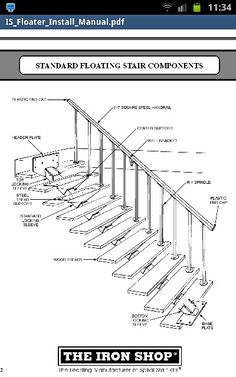 the floor plan for stairs and stairs