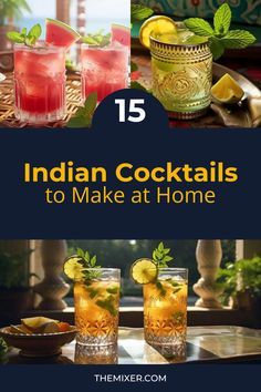 If your vacation budget only has room for a staycation, don’t stress. Come with us for a sultry Indian escape via the wonderful world of cocktails. With just a sip, these 15 drinks will transport you to a balmy summer beach. 🥭 🌞🍹 Indian Summer Drinks, Indian Mocktail Recipe, Xmas Jam