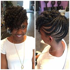 Natural Hairstyles Twist, Hairstyles Twist, Flat Twist Styles, Natural Updo, Flat Twist Hairstyles, Twist Updo, Flat Twist Updo, Twisted Hair, Children Hair