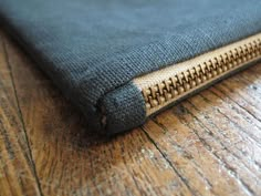 a close up view of the zippers on an ipad case that has been folded over