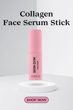 A must-have skincare essential - Collagen Face Serum Stick. Boosts collagen and hydrates your skin. Add this to your beauty routine now! Facial Cleansers, Hydrolyzed Collagen