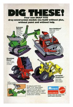 an old advertisement for tractors with instructions on how to use them