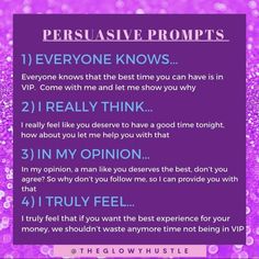 a purple background with the words persutive proms on it