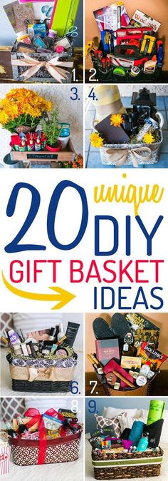 20 unique gift basket ideas that are perfect for someone's birthday or any special occasion