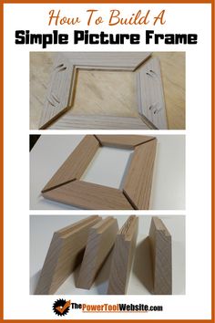 how to build a simple picture frame