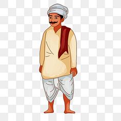 India Cartoon Illustrations, Farmer Cartoon Image, Village Man Cartoon Character, Cartoon Carector, Indian Cartoon Characters, 2d Animation Characters, Cartoon Background Images, Evs Project, Ganesha Story