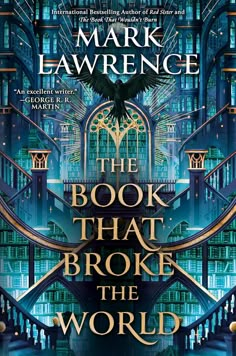 the book that broke the world by mark lavrinece is shown in front of a staircase