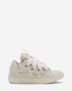 Leather curb sneakers Dream Items, Lanvin Sneakers, Lanvin Shoes, Jeanne Lanvin, Mule Sneakers, Fit Ideas, 90s Inspired, Sophisticated Design, 2024 Collection