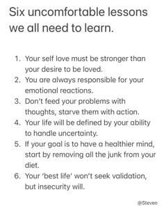 the six uncomfortableable lessons we all need to learn