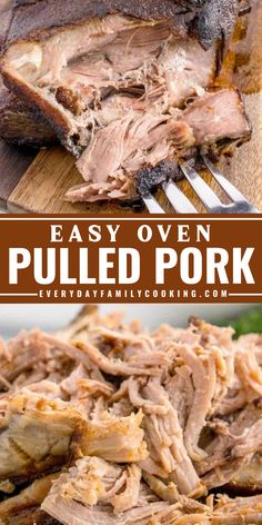 Make this easy pulled pork recipe in just a few steps! This slow-cooked meal, cooked in low heat can be cooked in your oven. Try this tender and juicy recipe now and share this recipe to your friends! Pork Shoulder Oven, Leftover Smoked Pork, Baked Pulled Pork, Pork Bbq Sauce, Dutch Oven Pulled Pork, Pulled Pork Oven Recipe, Oven Pulled Pork, Recipe For Pulled Pork, Oven Roasted Pulled Pork