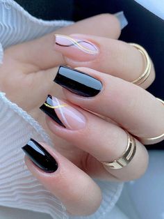 Fancy Nails Designs, Nagel Tips, Colorful Nails, Casual Nails, Acrylic Nails Coffin Short, Short Acrylic Nails Designs, Diamond Nails, Classy Nails, Fancy Nails