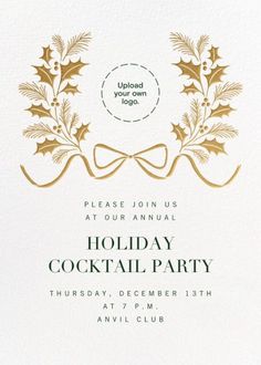 the holiday cocktail party is coming to town