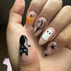 Witch Nails Designs, Nail Art Halloween, Halloween Press On Nails, Anime Nails, Nail Art Set, Purple Halloween, Nail Forms, Fake Nail, Halloween Nail Designs