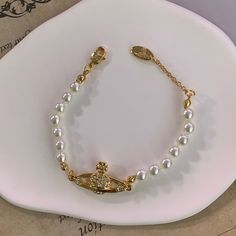 Brand New,Never Worn Comes With Box And Dust Bag The Length Is Approximately 7” Fast Shipping Vivienne Westwood Gold Bracelet, Classy Jewlery, Vivian Westwood, Vivienne Westwood Bracelet, Vivienne Westwood Jewelry, Gold Bracelets Stacked, Vivienne Westwood Jewellery, 2024 Wishlist, Pretty Jewelry Necklaces