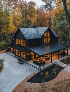 Modern Fall Retreat Inside Of Barndominium, Barndominium Inside, Luxury Outdoor Spaces, Hacienda Homes, Dream Bedroom Inspiration, Farmhouse Style Bedrooms, Looking For Houses, Awesome Architecture, Barn Style House Plans