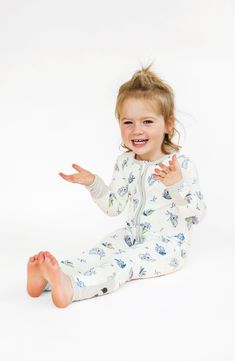 These snug-fitting pajamas are crafted from supersoft, breathable, temperature-regulating fabric that's gentle on your little one's skin. They convert from footie to pajamas, and smaller sizes feature fold-over hand covers to help prevent scratches. This item is designed to fit snugly, as it is not flame-resistant   Fold-over cuffs on sizes Newborn to 3–6 months help prevent accidental scratches   95% rayon, 5% spandex   Machine wash, tumble dry   Imported   OEKO-TEX®–certified materials free of Footie Pajamas, Footie Pajama, Kids Pajamas, Koala, 6 Months, Convertible, Baby Onesies, Pajamas, Baby Face