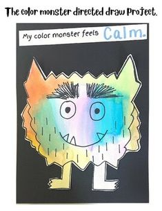 the color monster directed draw project is called calm