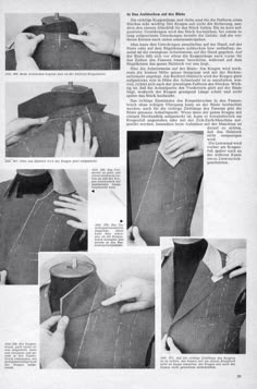 an article in the magazine shows how to make a jacket with sleeves and buttons, as well as instructions on how to sew