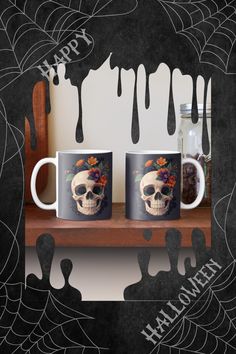 HalloweenGothicVibes | ElegantDarkness | BohoFloralSkull | GothicDesign | SpookyChic | GothicArtistry | FloralSkullMagic | DarkAesthetic | GothicHomeDecor | UniqueHalloween | MysticalElegance | IntriguingDesigns | GothicInspiration | GothicFashionFinds | DarkEleganceApparel | SkullPrintShirts | GothicTees | EnchantingOutfits | HalloweenStyle | FloralSkullApparel | GothicWardrobe | UniqueTshirtDesigns Skull Mug