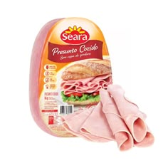 a packaged sandwich with ham and cheese