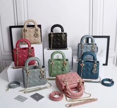 Dior Fashion, Luxury Purses, Dior Handbags, Cute Bags, Branded Handbags, Lady Dior Bag, Luxury Accessories, Lady Dior, Bags Shoes