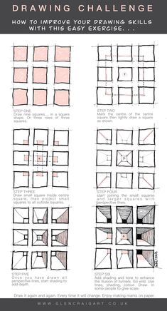 how to improve your drawing skills with easy exercises