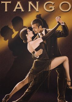 the poster shows a couple dancing together