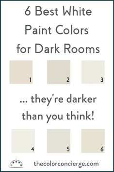 the best white paint colors for dark rooms they're darker than you think info