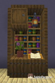 A minecraft bookshelf design which uses a mix of spruce wood, chiseled bookshelves and more great for adding to any interior. 👆 Tap on the picture for the short tutorial. #minecraft #minecraftdecoration #minecraftbookshelf #minecraftideas #minecraftsurvival #minecraftbuildingideas #minecrafthouses #minecrafthouseideas #minecraftaesthetic Minecraft Secret Base Interior, Book Shelf Minecraft, Bookshelves Minecraft, Minecraft Chair Designs, Minecraft Library Interior, Library Minecraft Ideas, Minecraft Bookstore, Minecraft Bookshelf Ideas, Minecraft Shelf