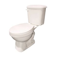 This Peerless Pottery 3162JIB-00 is a highly efficient toilet that comes with a clean white finish. It generates savings for the family with its low flush rate of 1.28 GPF (gallons per flush). It has a round bowl which is comfortable to use. This Flora white toilet includes a 2-inch glazed trapway designed for a clog-free operation. It comes with a wax ring, a seat with a cover, and mounting bolts used for installation. It features a 12-inch rough-in and nominal dimensions of 27 inches (depth) x 30 inches (height) x 16-1/2 inches (width). This product's vitreous china material is covered by a 5-year limited warranty while its tank fittings are under a 1-year warranty. It is backed by Peerless Pottery, a credible name in the industry. White Toilet, Wax Ring, Flush Toilet, Bathroom Toilets, Diy Home Improvement, 1 Year, Thing 1, Things To Come, Design