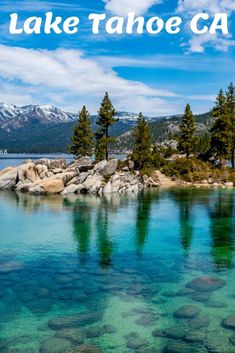 a lake with the words prettiest usa bucket list destinations