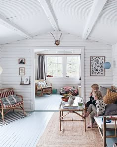 my scandinavian home: A Charming and Relaxed Danish Cabin By The Sea Danish Cabin Interior, Coastal Cabin Interior, Nordic Beach House, Nordic Cabin Interior, Scandinavian Cottage Interior, Danish Cabin, Scandinavian Beach House, Cabin By The Sea, Swedish Cabin