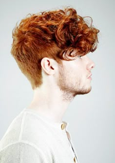 Mens Short Curly Hairstyles, 2015 Hairstyles, Super Hair, Corte De Cabelo Masculino, Curly Hair Men, Short Curly Hair, Ginger Hair