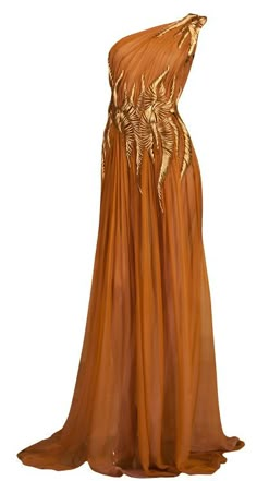 Dorne Aesthetic Clothes, Dorne Fashion, Autumn Court Dress, Dorne Dress, Orange Dress Aesthetic, Asgardian Dress, Ellaria Sand, Sand Dress, Greek Dress