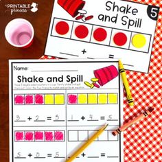 printable worksheet for addition and subtraction to make the shape and spell