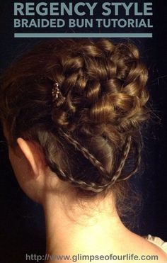 Braided Bun Tutorial, Braided Bun Tutorials, Historical Hairstyles, Victorian Hairstyles, Hair Bun Tutorial, Bun Tutorial, Braided Bun, Trending Hairstyles, Retro Hairstyles