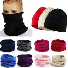 Winter Warm Cycling Headgear Bib Polar Fleece Neck Tube Ear Warmer Fishing Skating Running Sport Fleece Neck Warmer, Snood Scarf, Fleece Scarf, Tube Scarf, Fleece Hat, Winter Warmers, Scarf Hat, Warm Scarf, Scarf Men