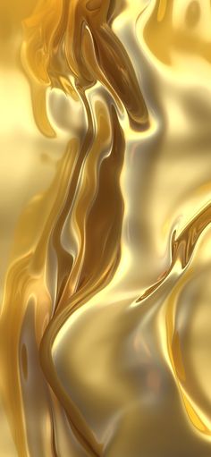 an abstract gold background with wavy lines