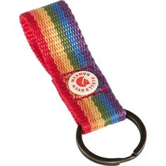 Kånken Rainbow Keyring - Fjällräven Arctic Fox, Rainbow Pattern, Fjallraven Kanken, Fox, Rainbow, Ring, Pattern