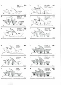 an image of architectural diagrams that are in black and white