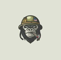 Kingdom Banner, Top Graphic Designers, Monkey Magic, Sheep Logo, Mode Hip Hop, Monkey Illustration, Face Wallpaper, Logo Face, Bmx Freestyle