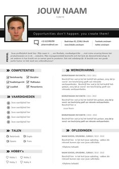 a professional resume template with an image on the front and back cover, in black